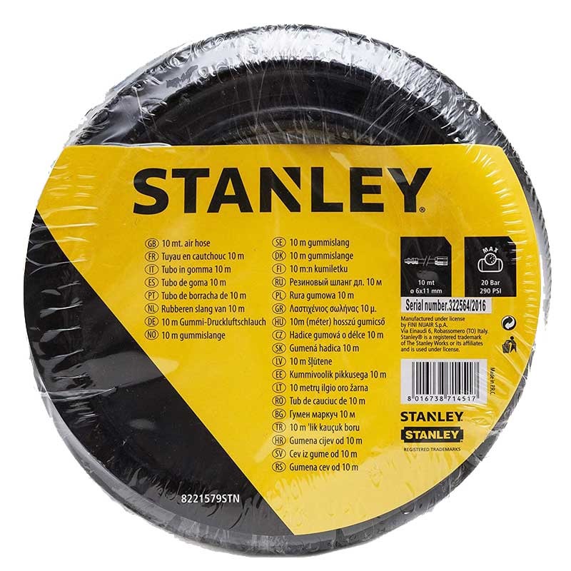Furtun aer comprimat, 10 m, 6 x 11 mm  Stanley