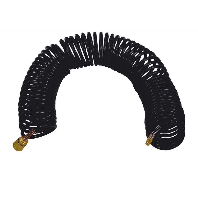 Furtun spiralat pentru compresor, 5 m, 6 x 8 mm  Stanley