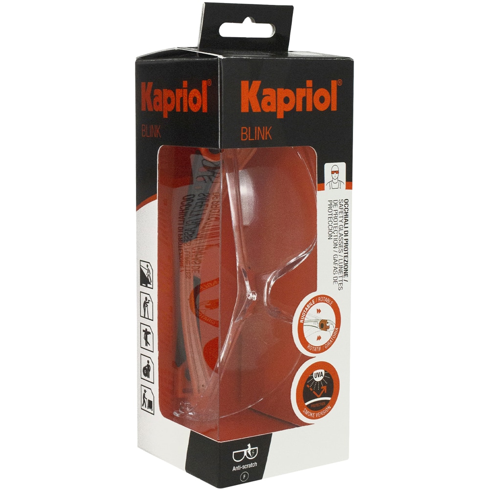 Ochelari de protectie KAPRIOL Blink, plastic, transparent