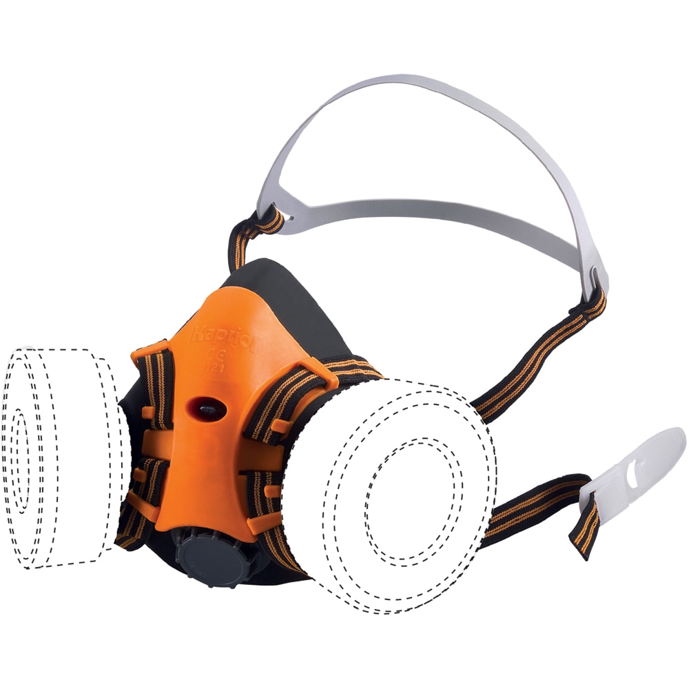 Masca de protectie KAPRIOL Twin Fly, portocaliu