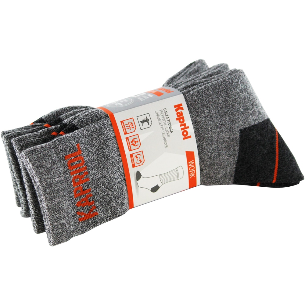 Set 3 perechi sosete KAPRIOL, marimea 39-41, gri