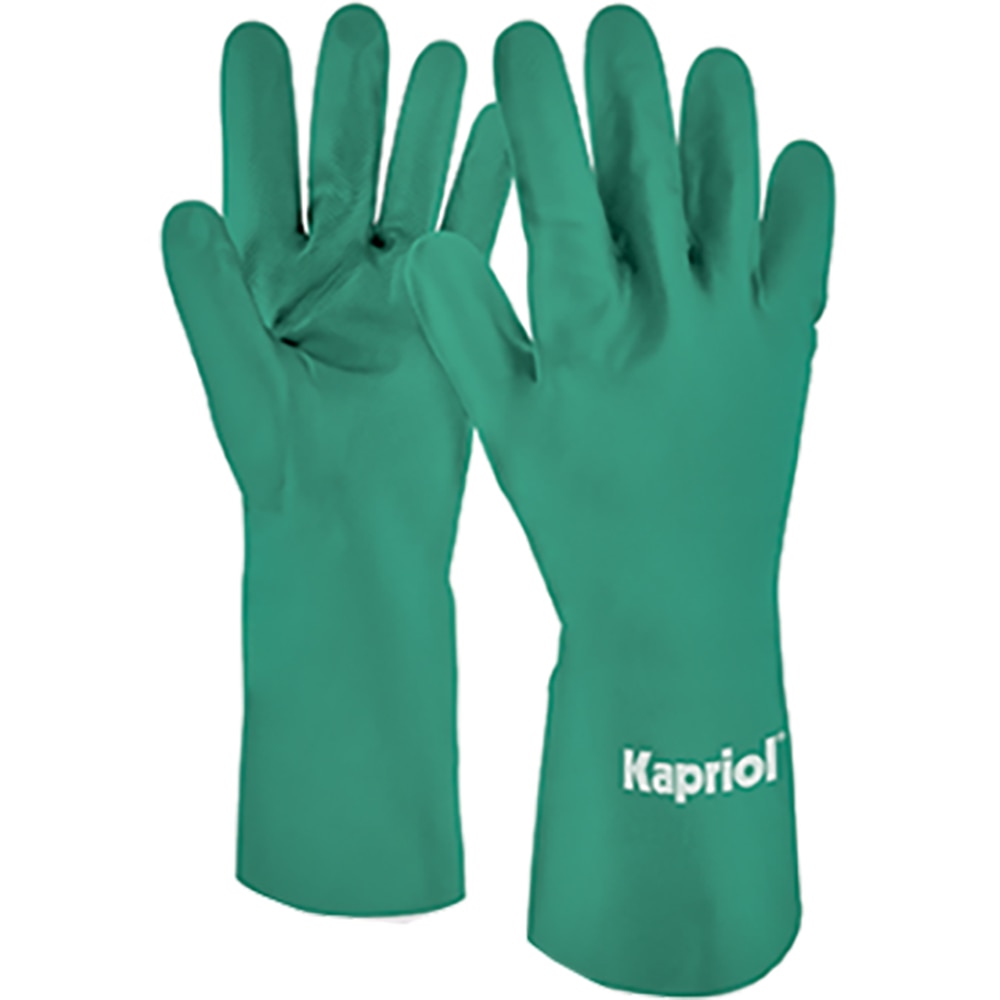 Manusi de protectie KAPRIOL, nitril, 10/XL, verde