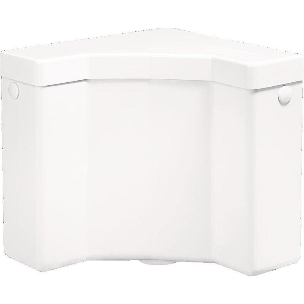 Rezervor suspendat EUROCIERE, de colt, 31 x 31 x 10.5cm, 9l, alb