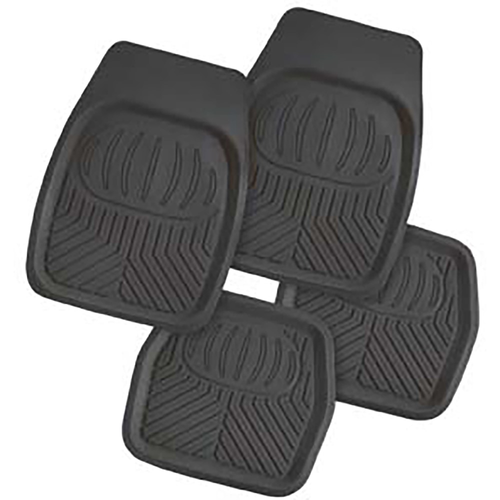 Set 4 covorase auto GRAND PRIX Igloo 33081, PVC, 4 buc, negru