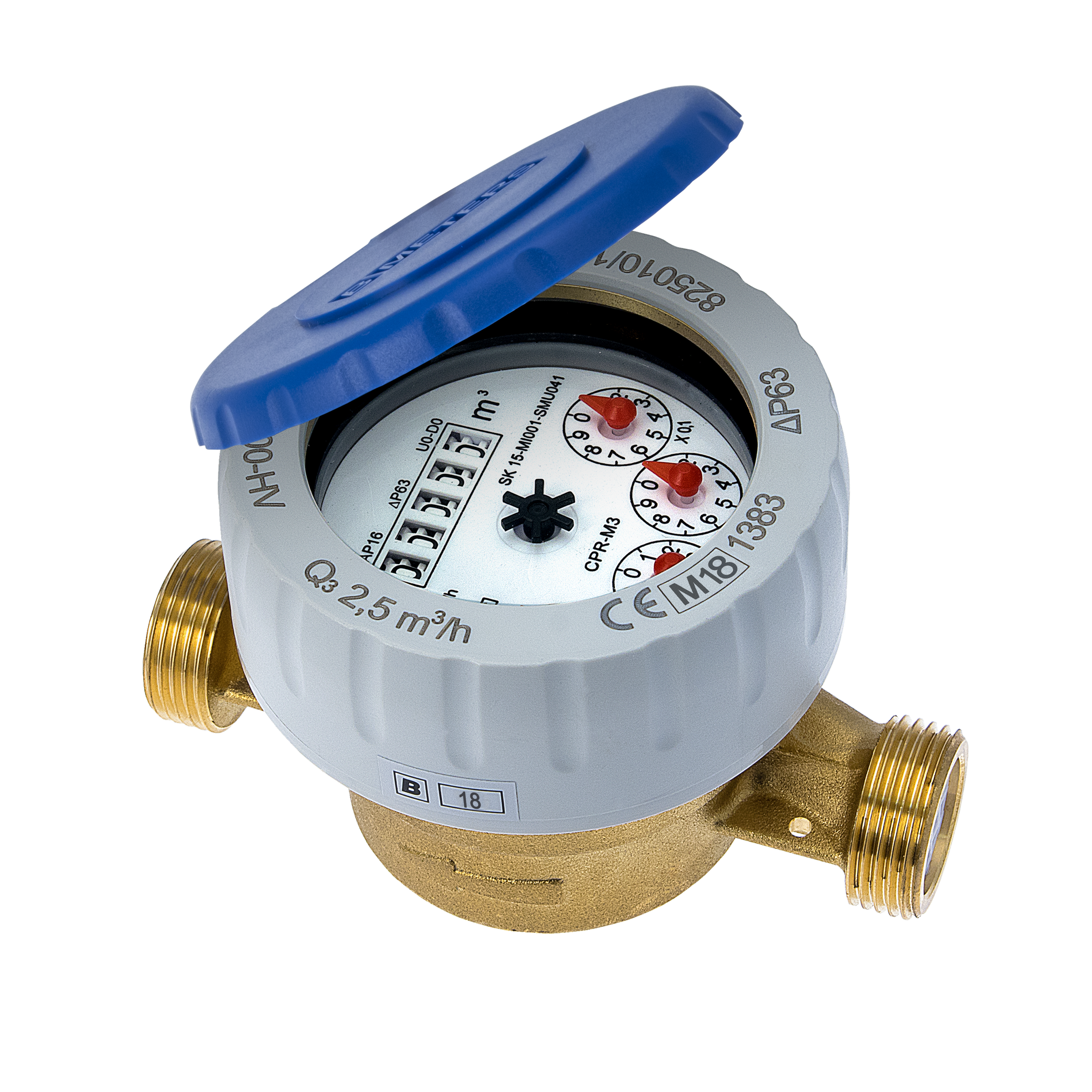 Apometru apa rece racord 1/2 clasa MID R160