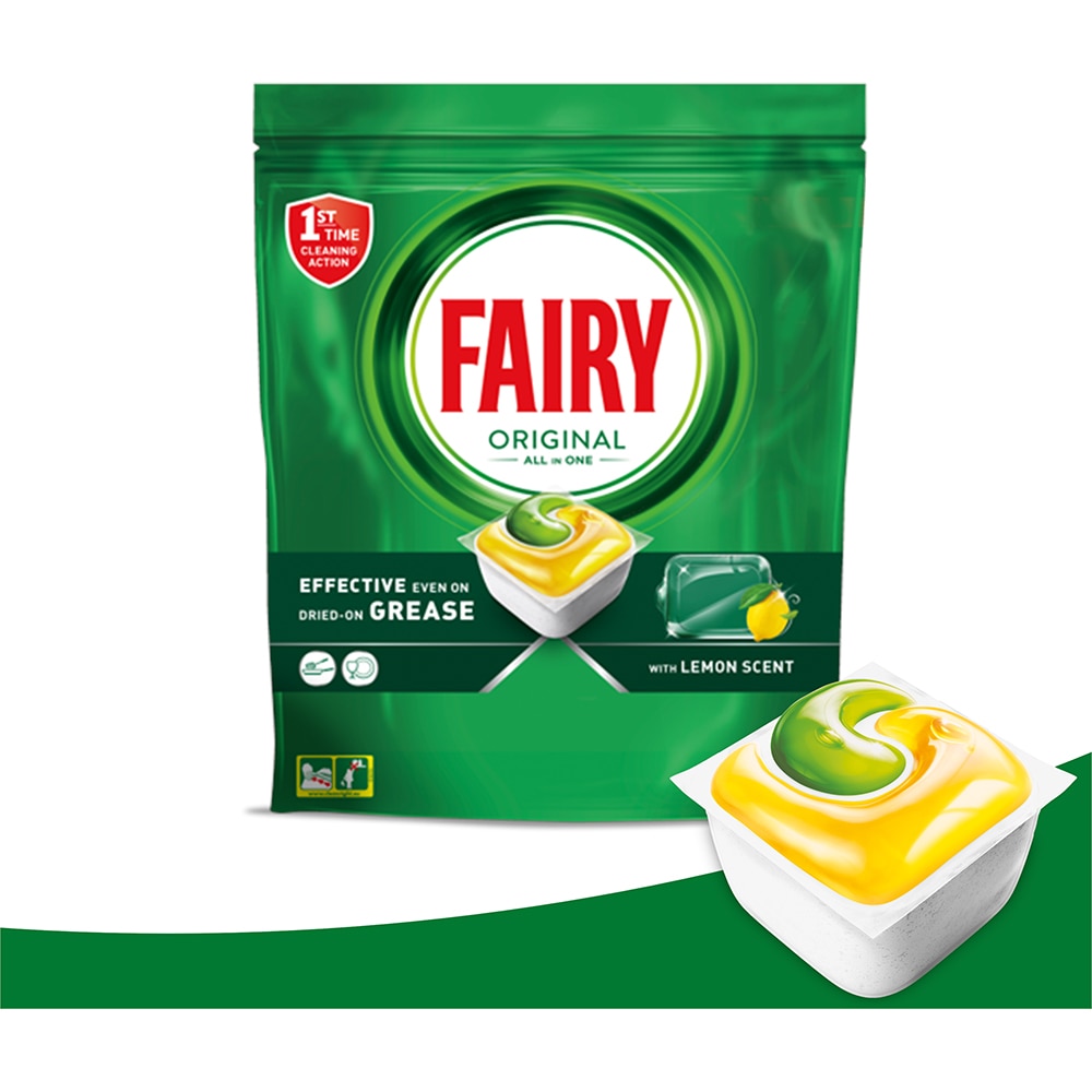 Detergent pentru masina de spalat vase FAIRY All in One, 132 capsule