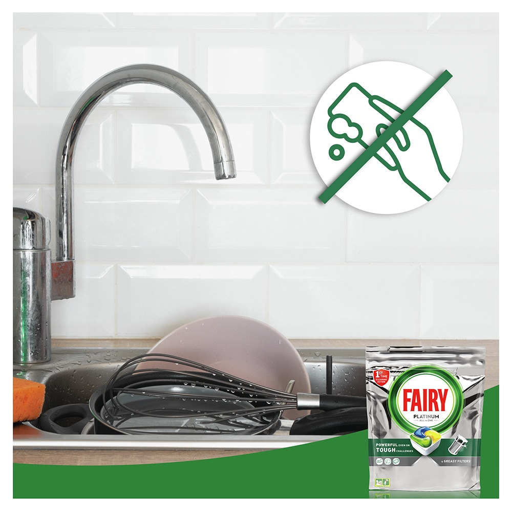 Detergent pentru masina de spalat vase FAIRY Platinum, 126 capsule