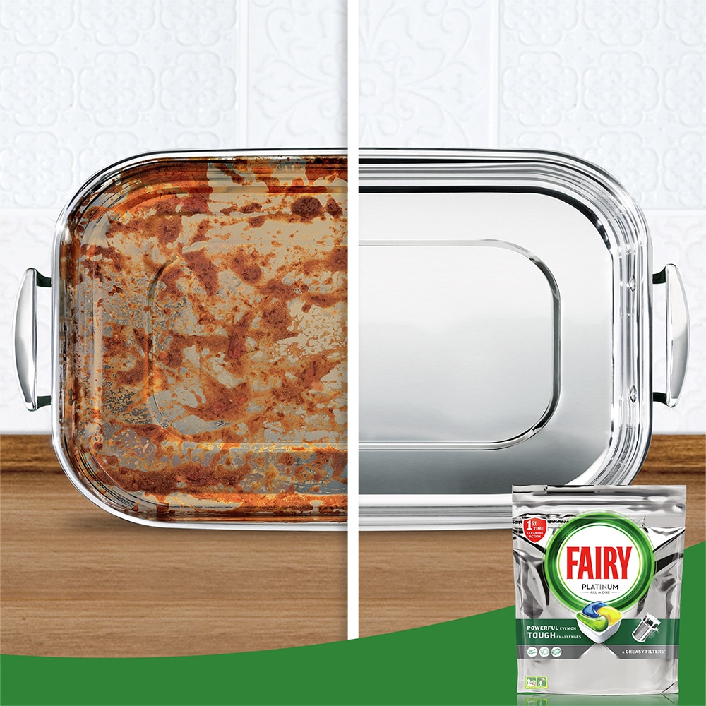 Detergent pentru masina de spalat vase FAIRY Platinum Platinum All in One, 113 capsule