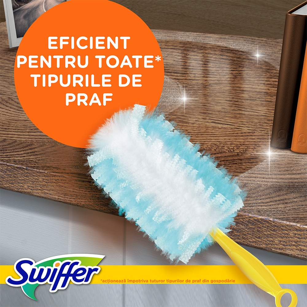 Rezerve pentru pamatuf SWIFFER Trap & Lock, 9 bucati