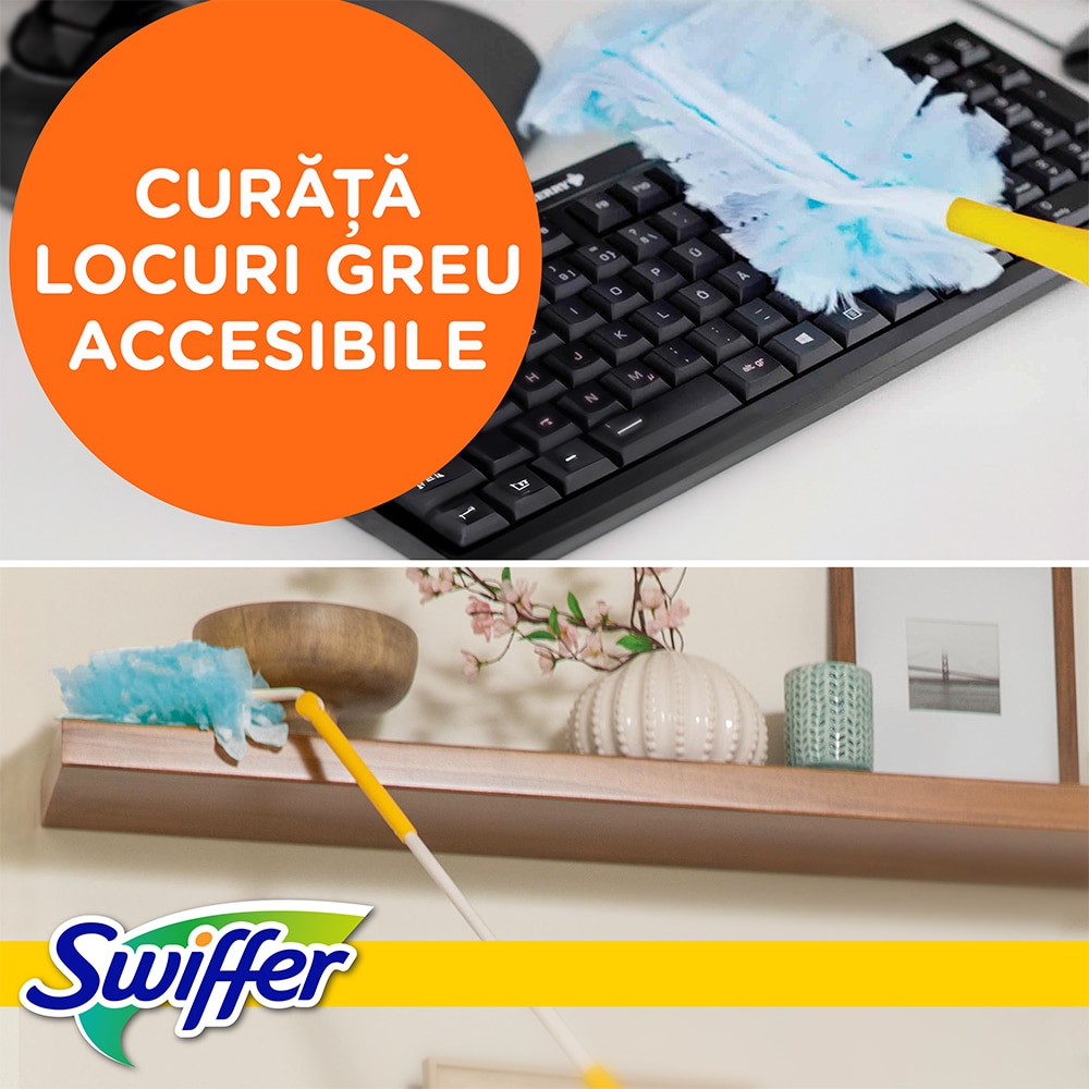 Rezerve pentru pamatuf SWIFFER Trap & Lock, 9 bucati