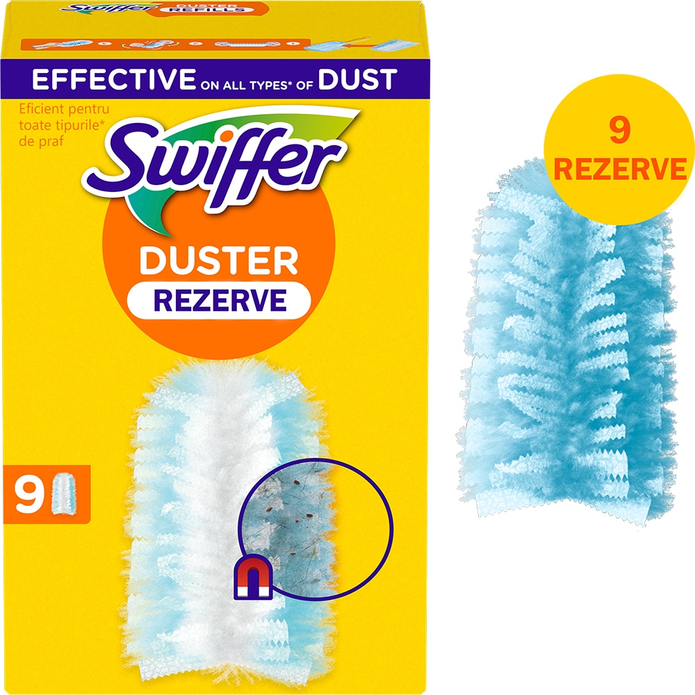 Rezerve pentru pamatuf SWIFFER Trap & Lock, 9 bucati