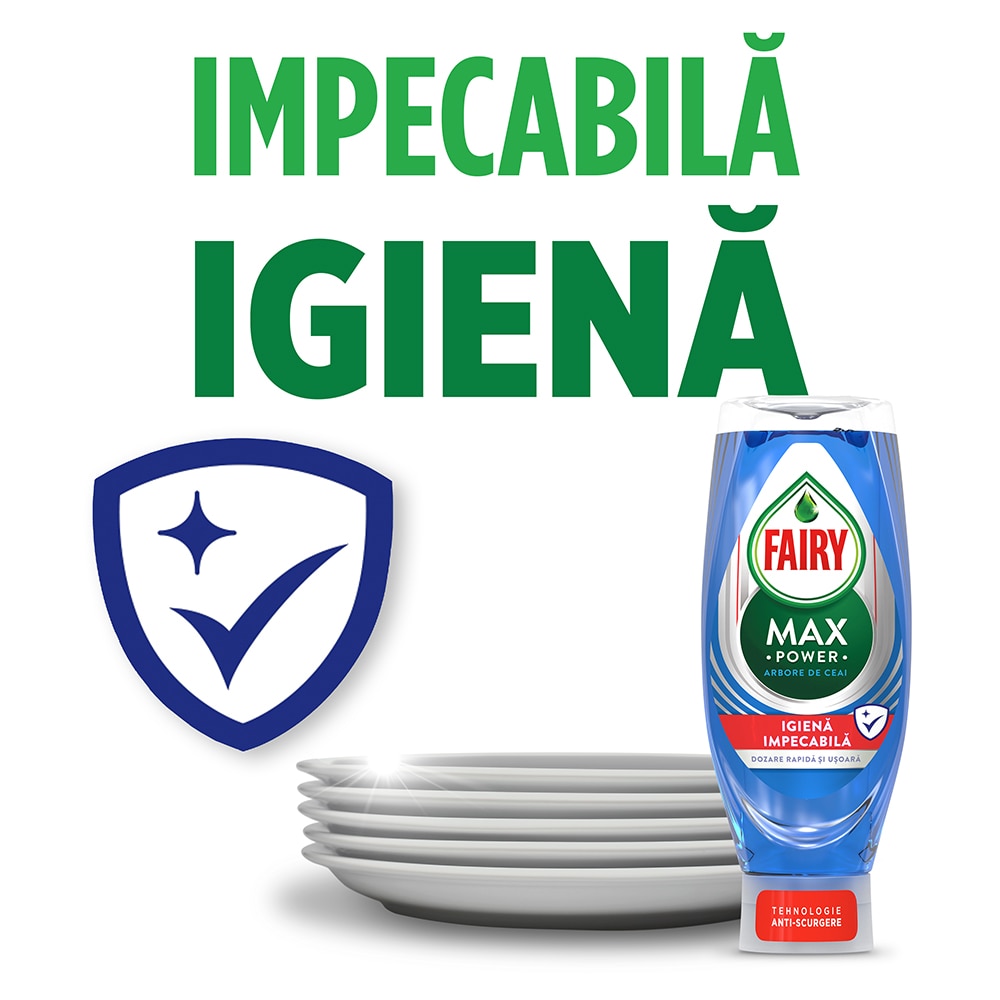 Detergent de vase FAIRY MaxPower Eucalipt, 730 ml