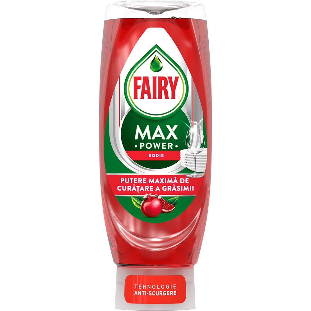 Detergent de vase FAIRY MaxPower Pomegranate, 730 ml