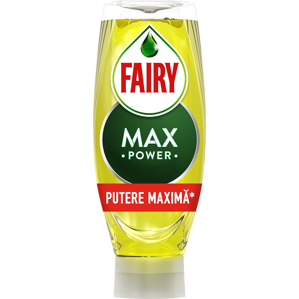 Detergent de vase FAIRY MaxPower Lemon, 730 ml