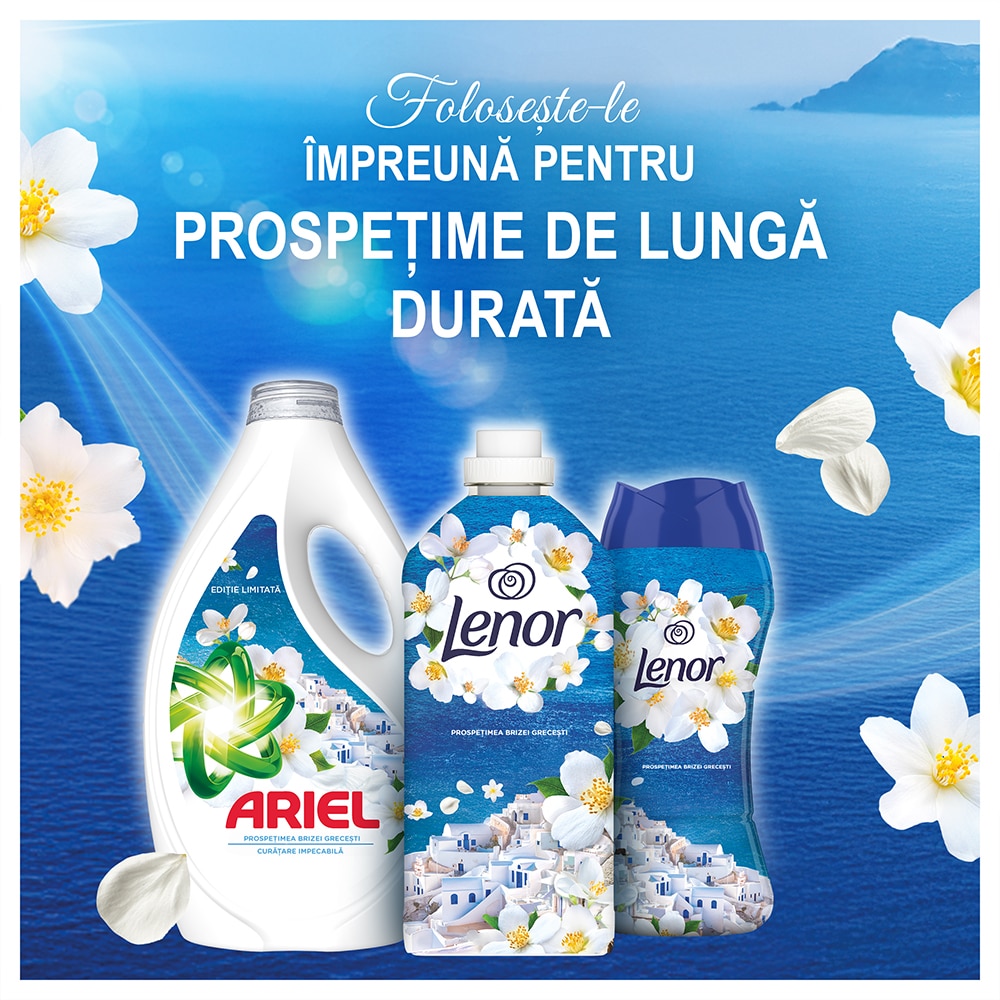 Detergent lichid ARIEL Fresh Breeze of Greek Island, 3.6 l, 80 spalari