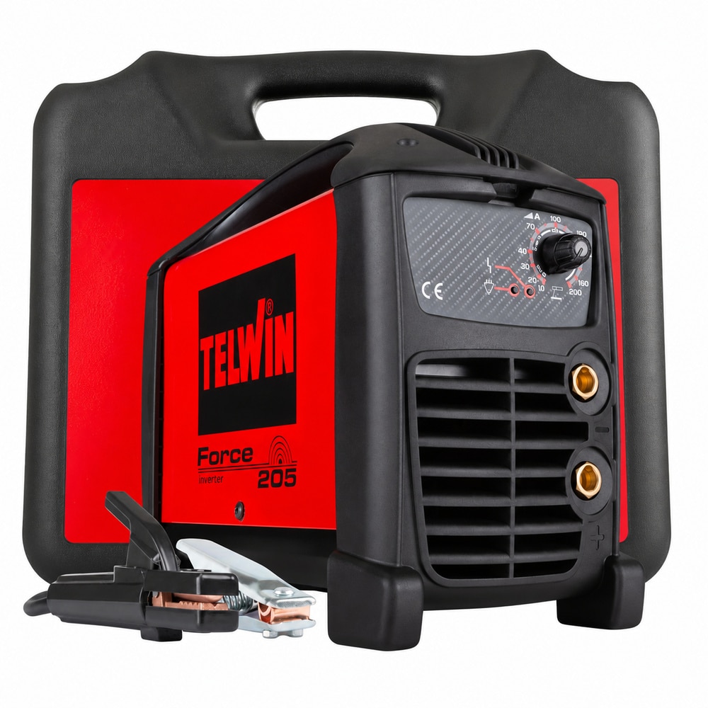 Aparat de sudura invertor TELWIN Force 205, MMA, 200A, valiza