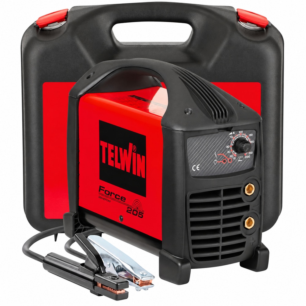 Aparat de sudura invertor TELWIN Force 205, MMA, 200A, valiza