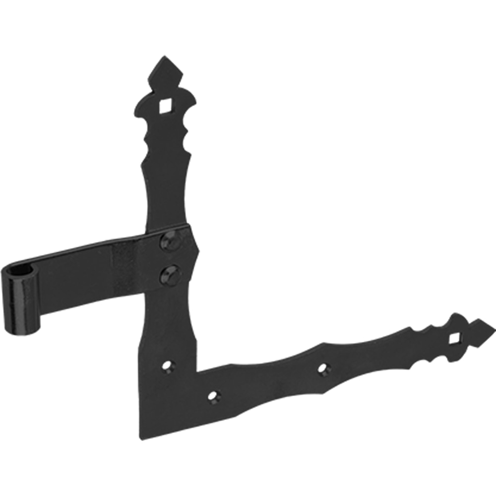 Set balamale de colt tip C, stanga/dreapta, 250 x 200 x 3 mm, negru