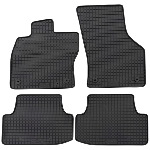 Set covorase auto PETEX 84210PX Seat Leon III, 2012-Prezent, cauciuc, 4 bucati