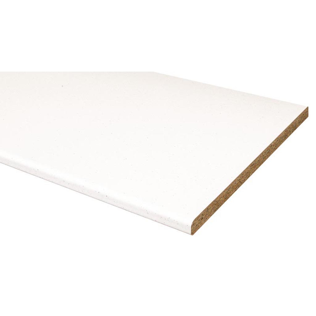 Blat de bucatarie, CPL, 260x63x2.8 cm, alb