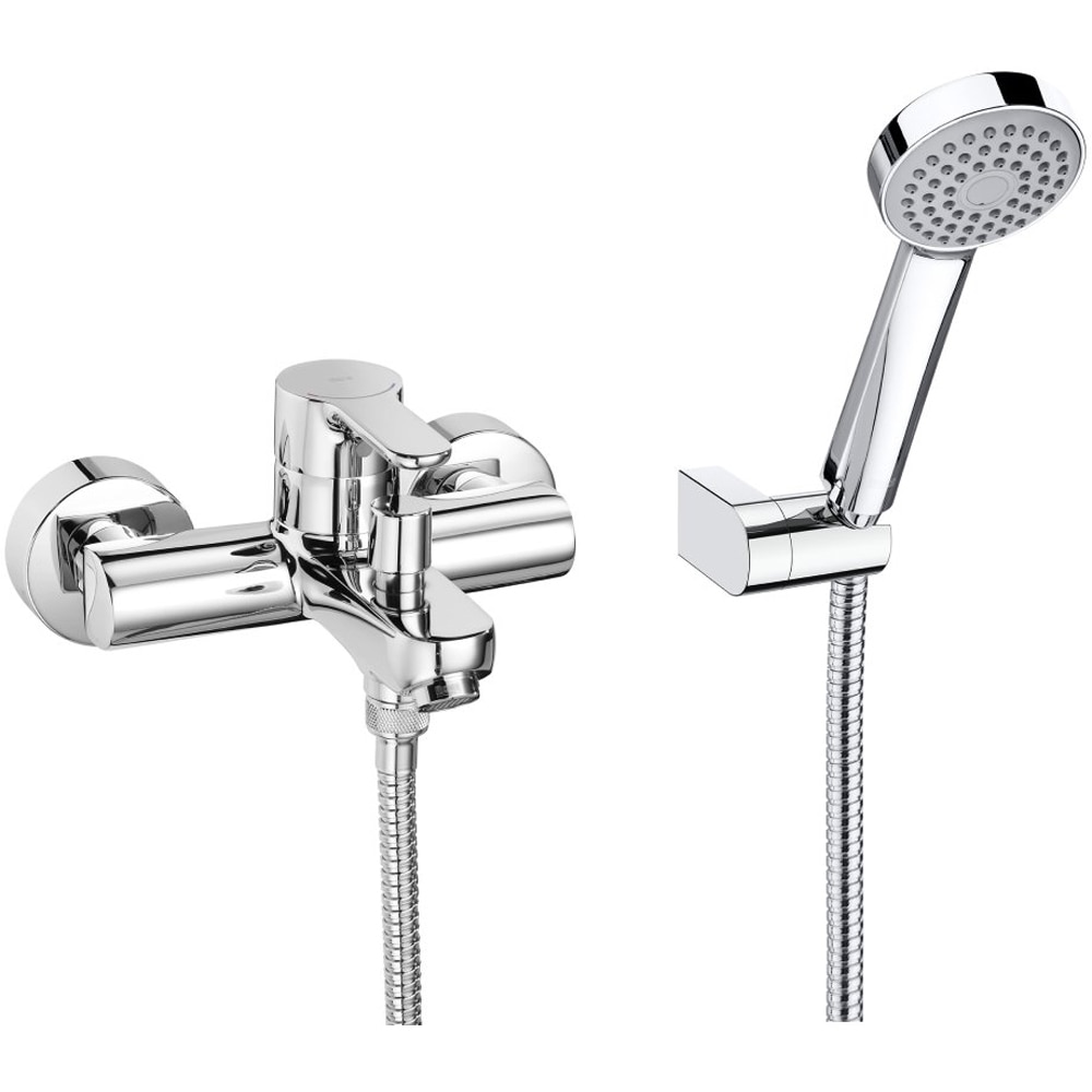 Baterie cada-dus ROCA L20 A5A0109C02, set dus inclus, alama sanitara, crom