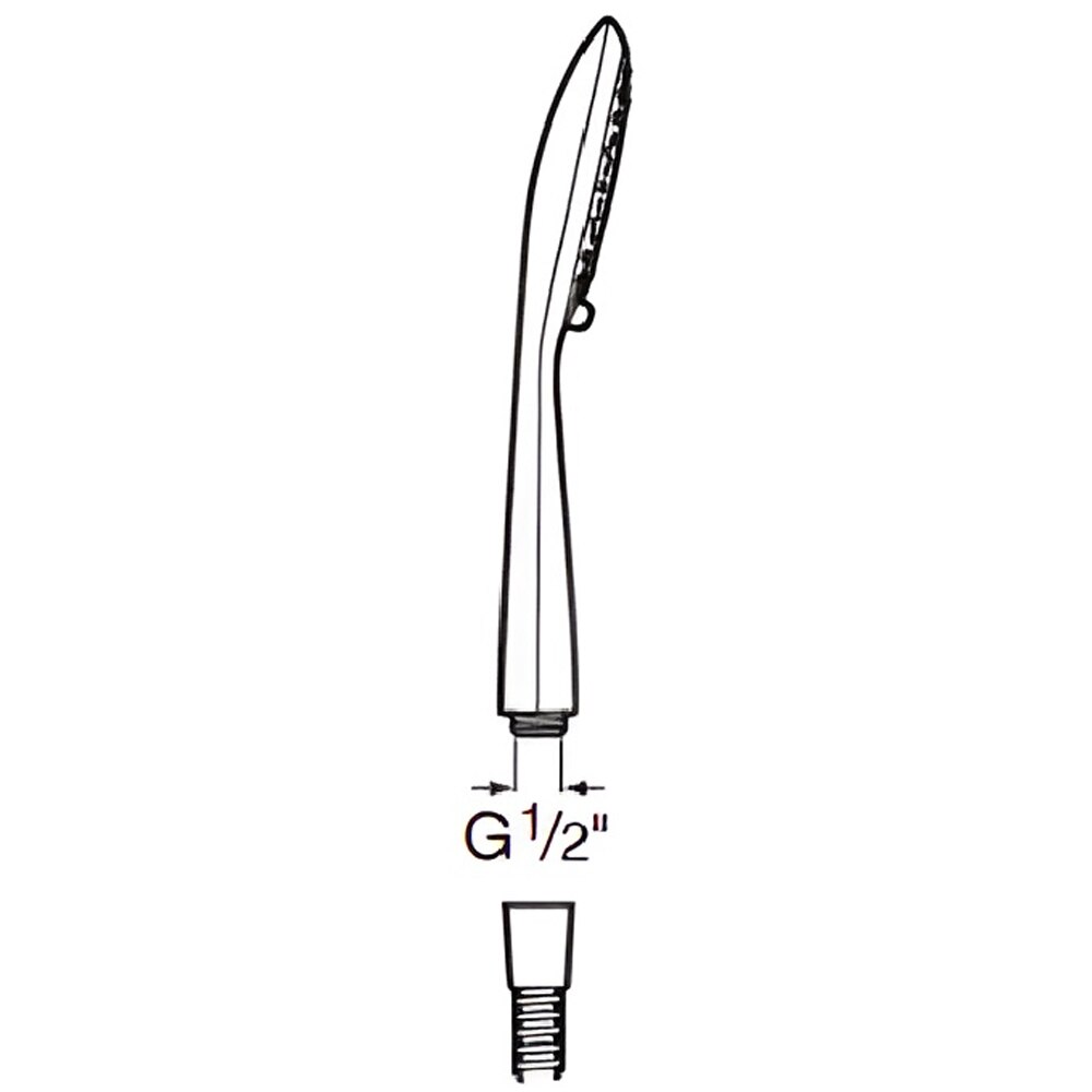 Para dus ROCA Sensum A5B9107C07 2 13, 2 functii, crom