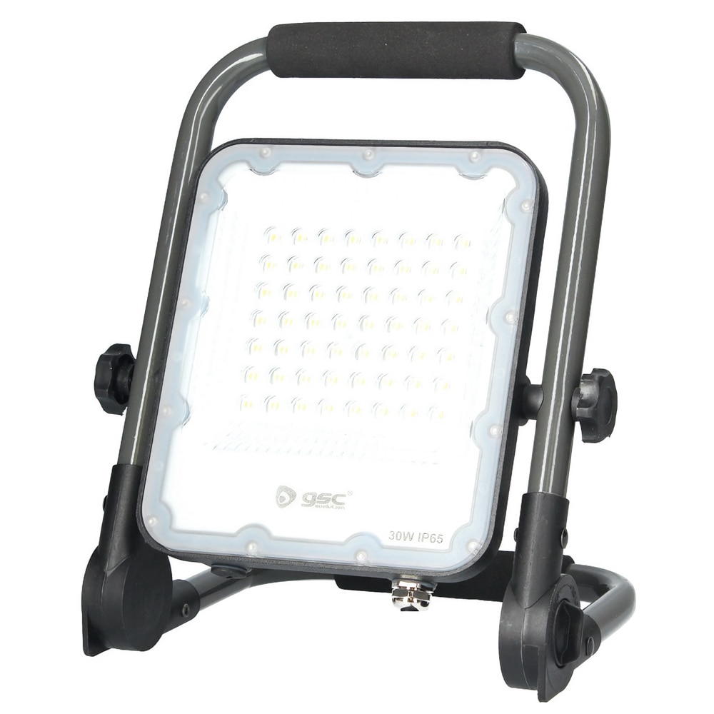 Proiector de lucru LED GSC, 30W, 6500K, IP65, gri
