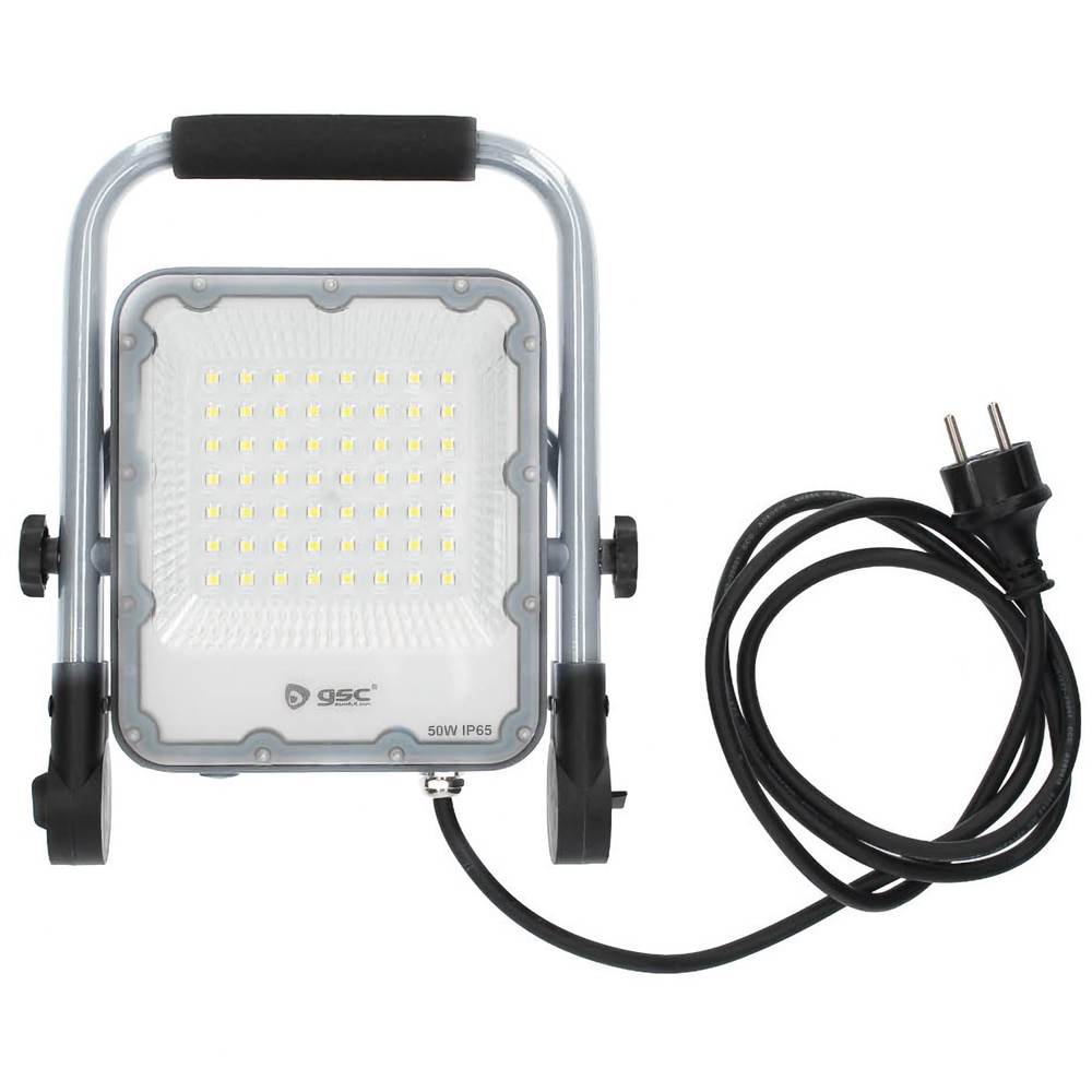Proiector de lucru LED GSC, 50W, 6500K, IP65, gri
