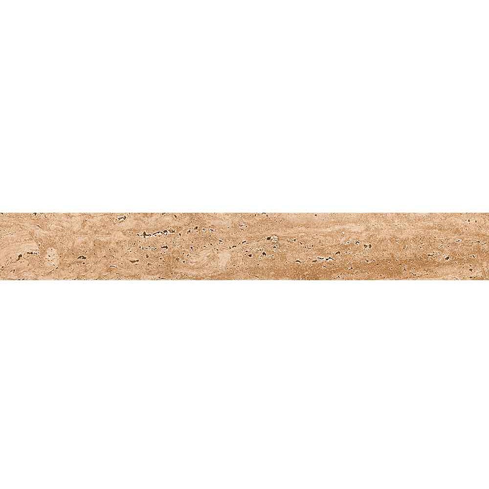 Plinta RODAPIE Spider Travertino Rocker, ceramica, 8 x 60 cm, 8 mm, bej