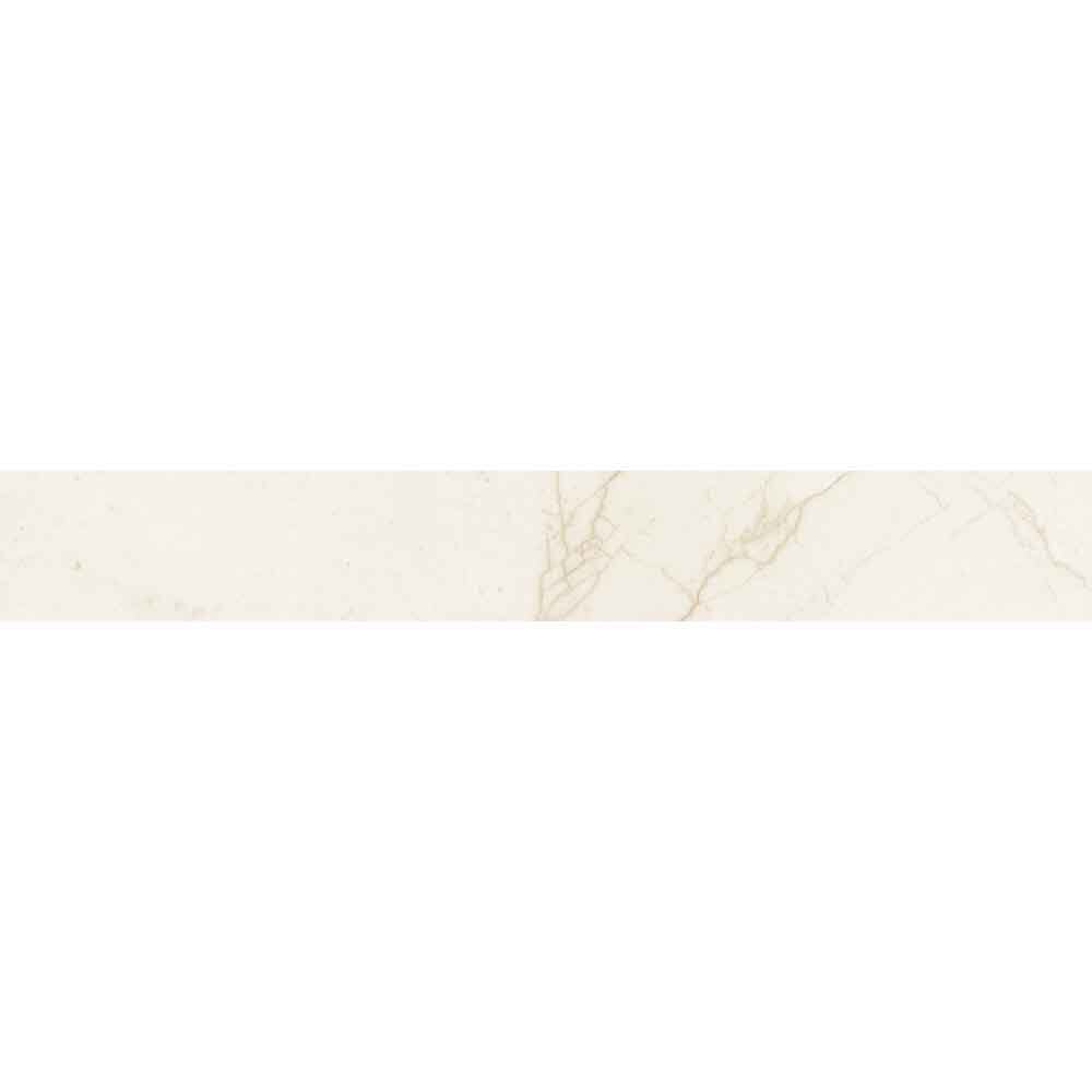 Plinta RODAPIE Glitz Ashvila, ceramica, 8 x 60 cm, 8 mm, crem