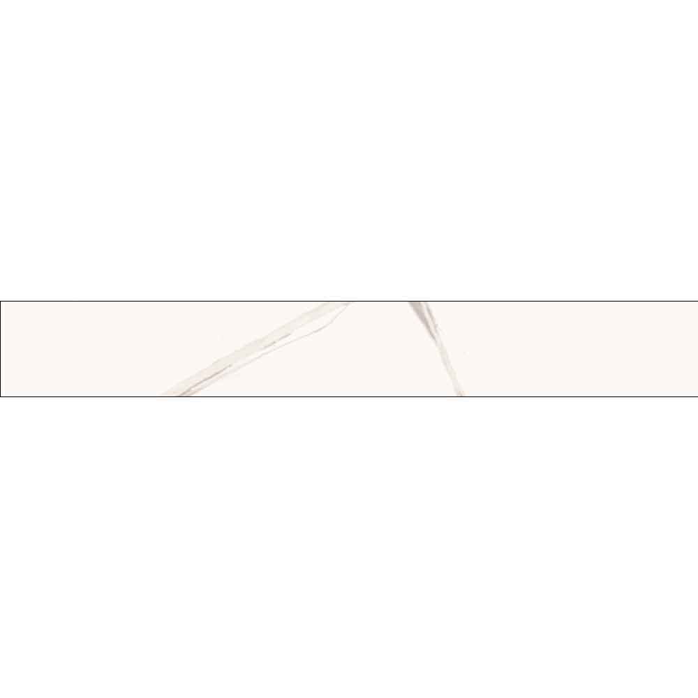 Plinta RODAPIE Day Light, ceramica, 8 x 60 cm, 8 mm, alb