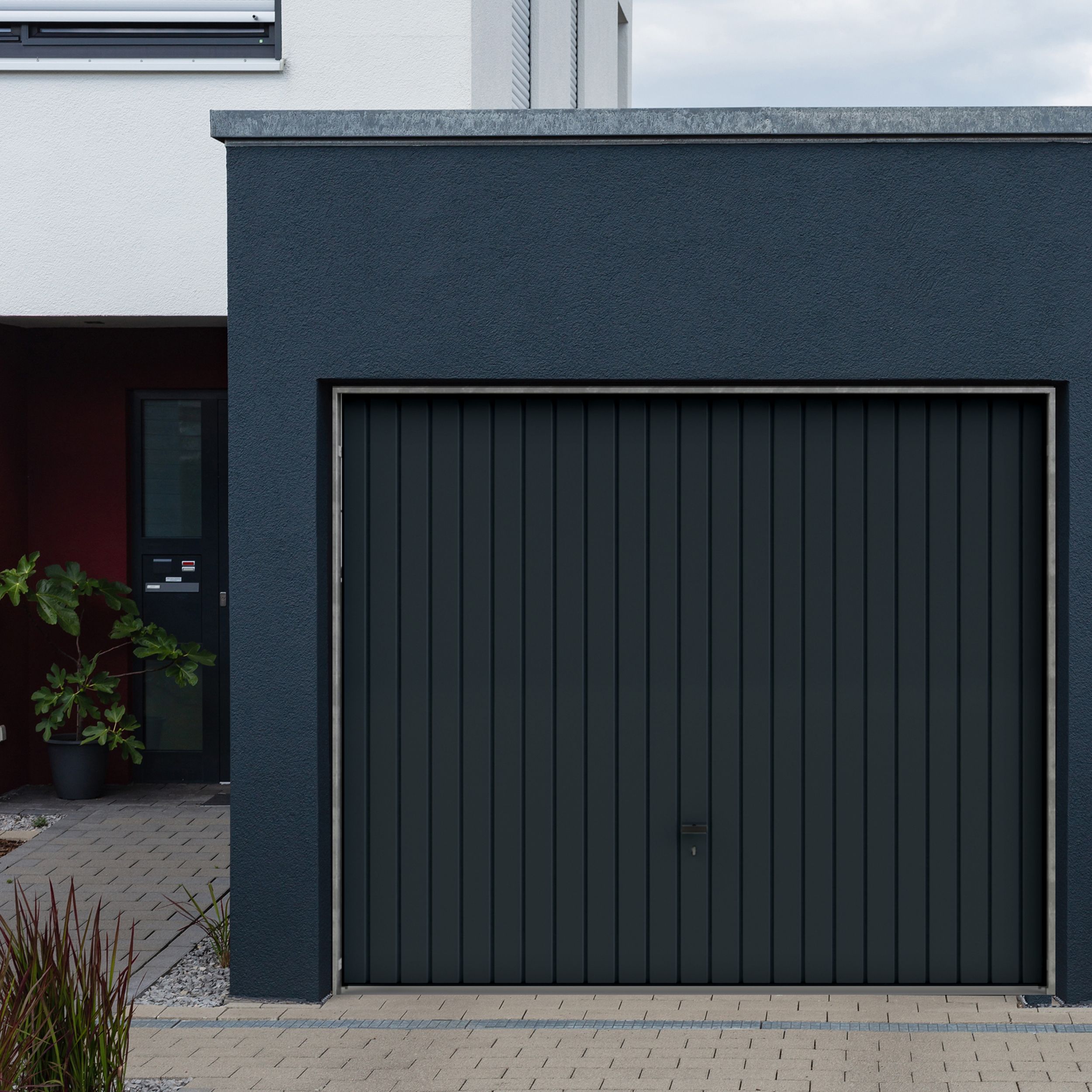 Usa garaj Manuala, Basculanta, Gri, 251 x 216 cm  Maguisa