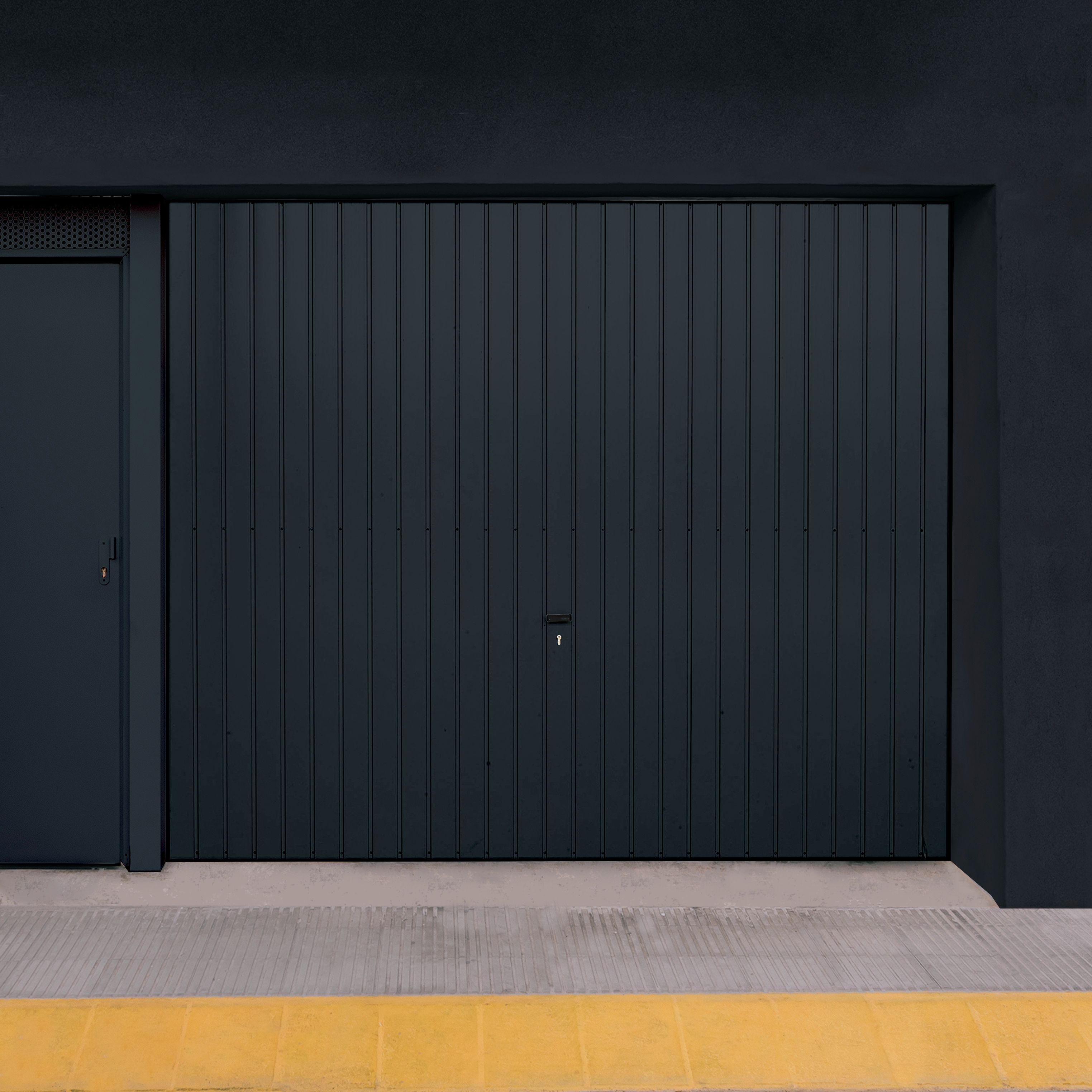 Usa garaj Manuala, Basculanta, Gri, 251.5 x 204 cm  Maguisa