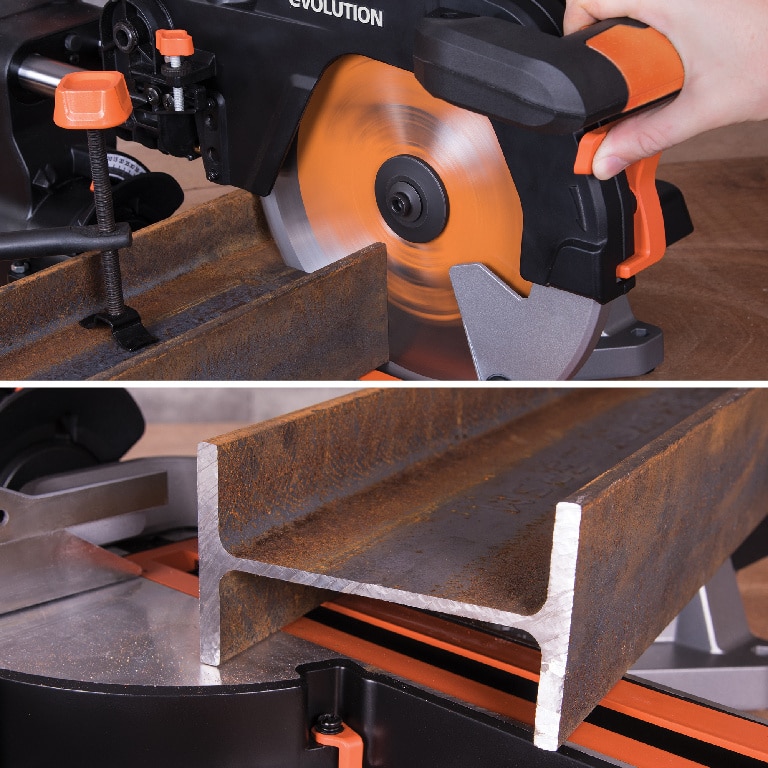 Fierastrau circular Evolution R255SMS, 2000 W, 2500 rpm, cu fir