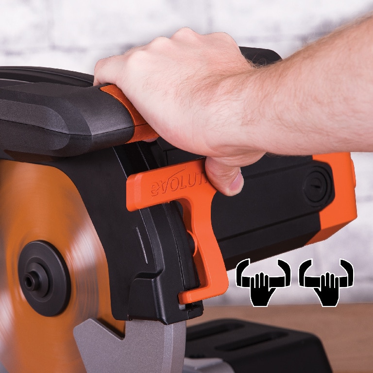 Fierastrau circular Evolution R255SMS, 2000 W, 2500 rpm, cu fir