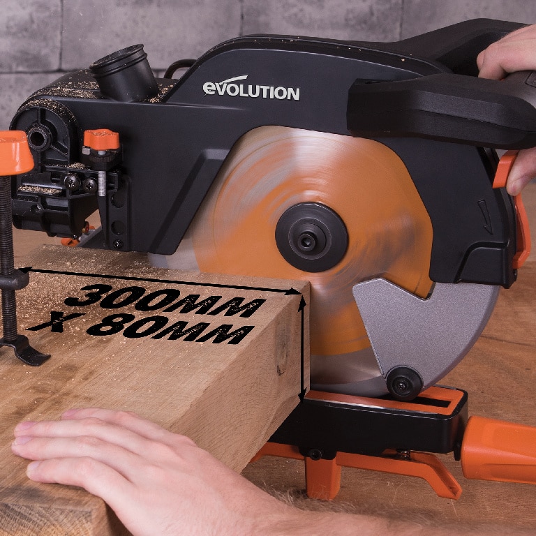 Fierastrau circular Evolution R255SMS, 2000 W, 2500 rpm, cu fir