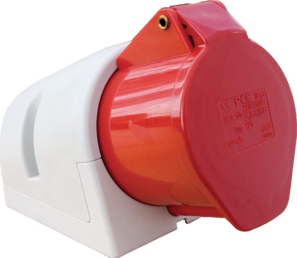 Priza industriala aplicata, 32A, IP44, PCE