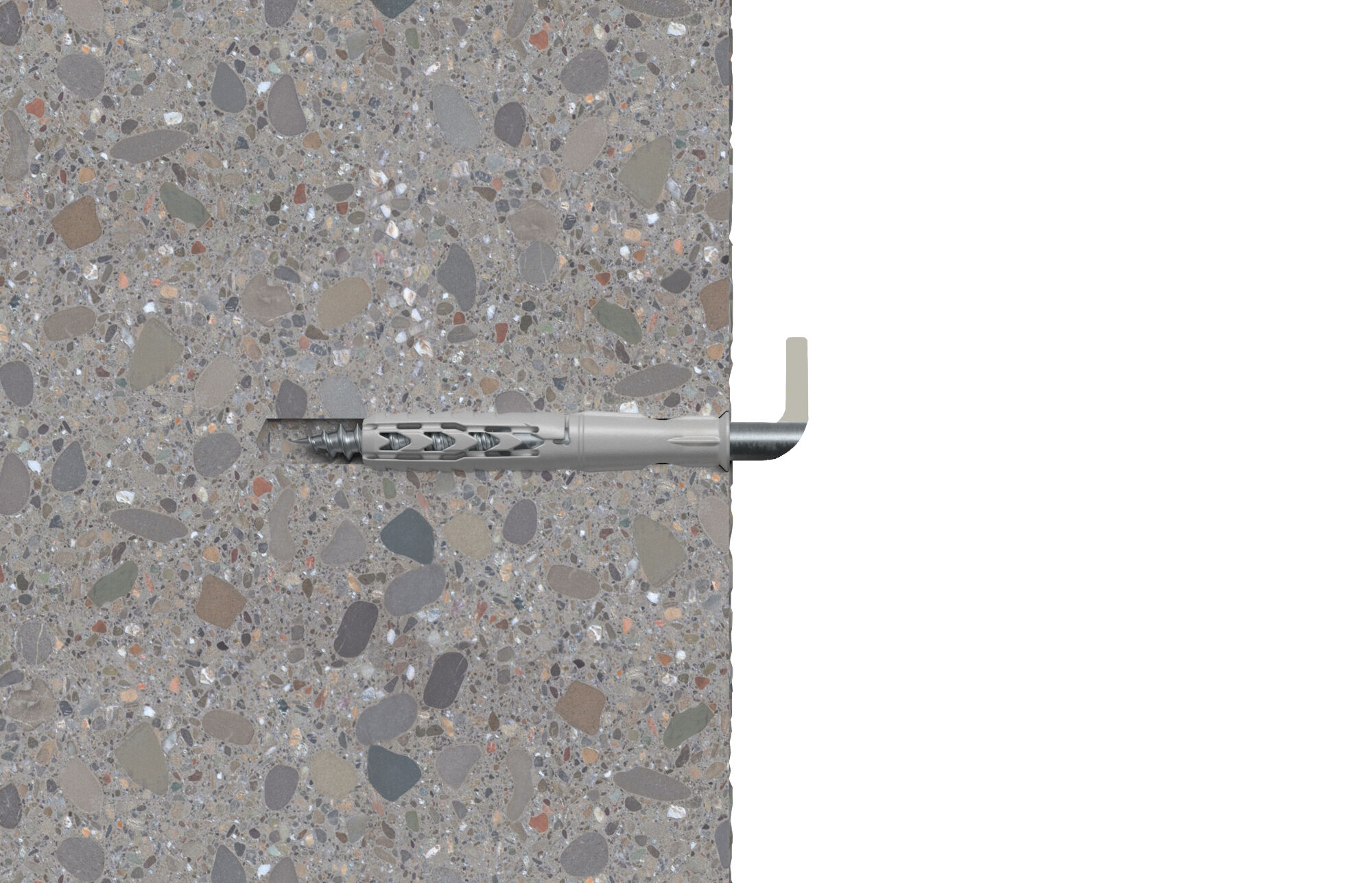 Set 2 dibluri, nylon, L  10 X 100 MM