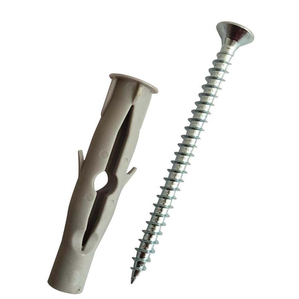 Dibluri plastic cu surub Fischer FU, 6 x 35 mm