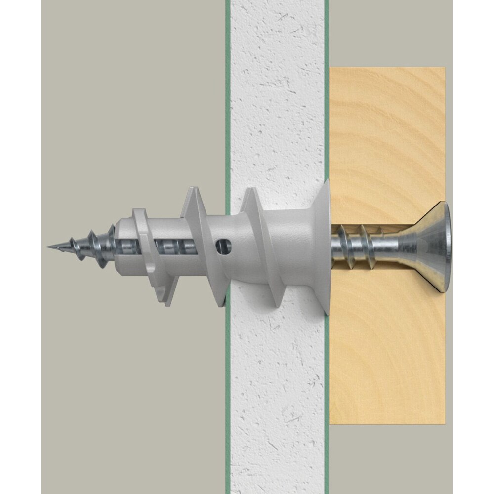 Surub cu diblu gips FISCHER GK, 12 x 22mm, 5buc