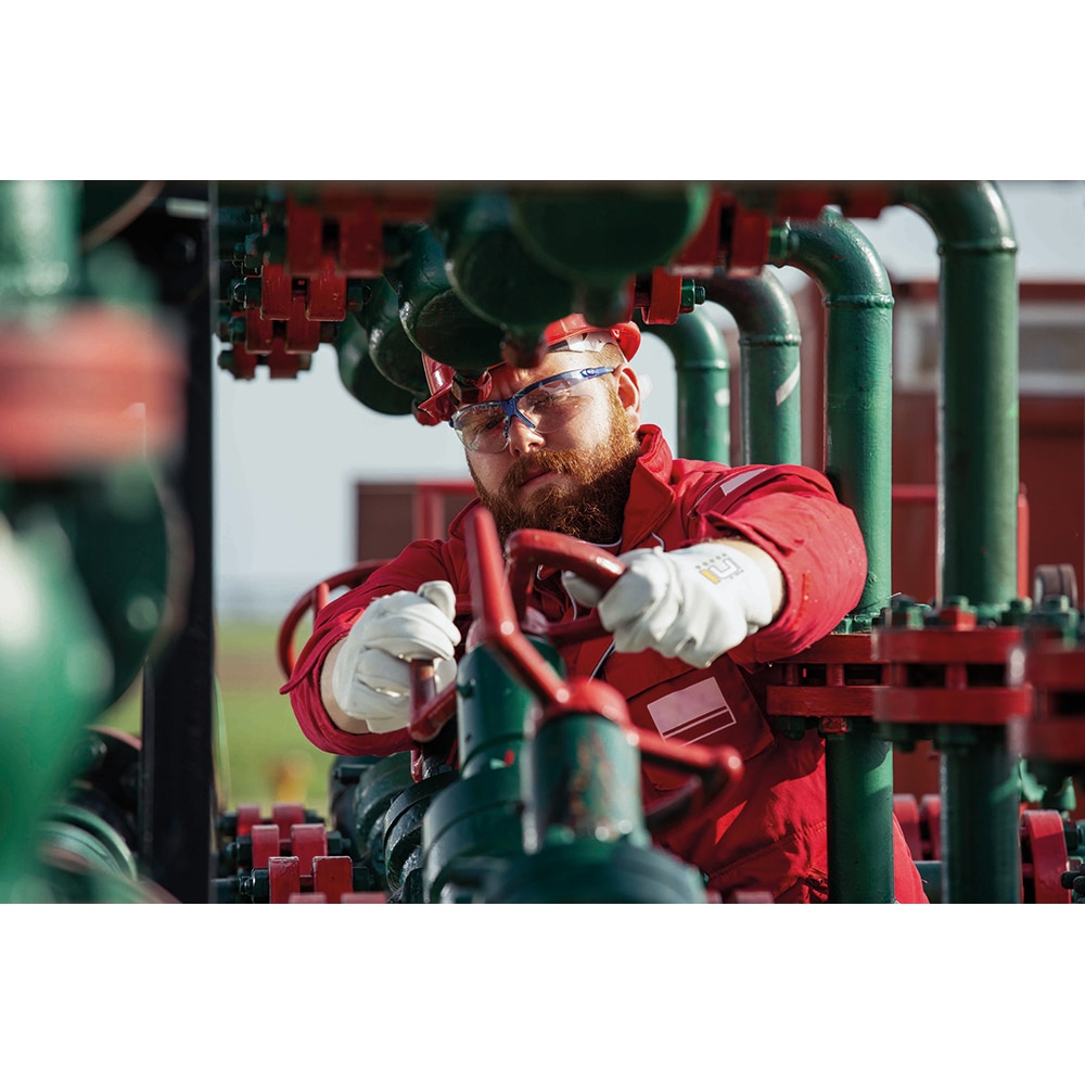 Manusi de protectie CERVA, marimea 9, alb