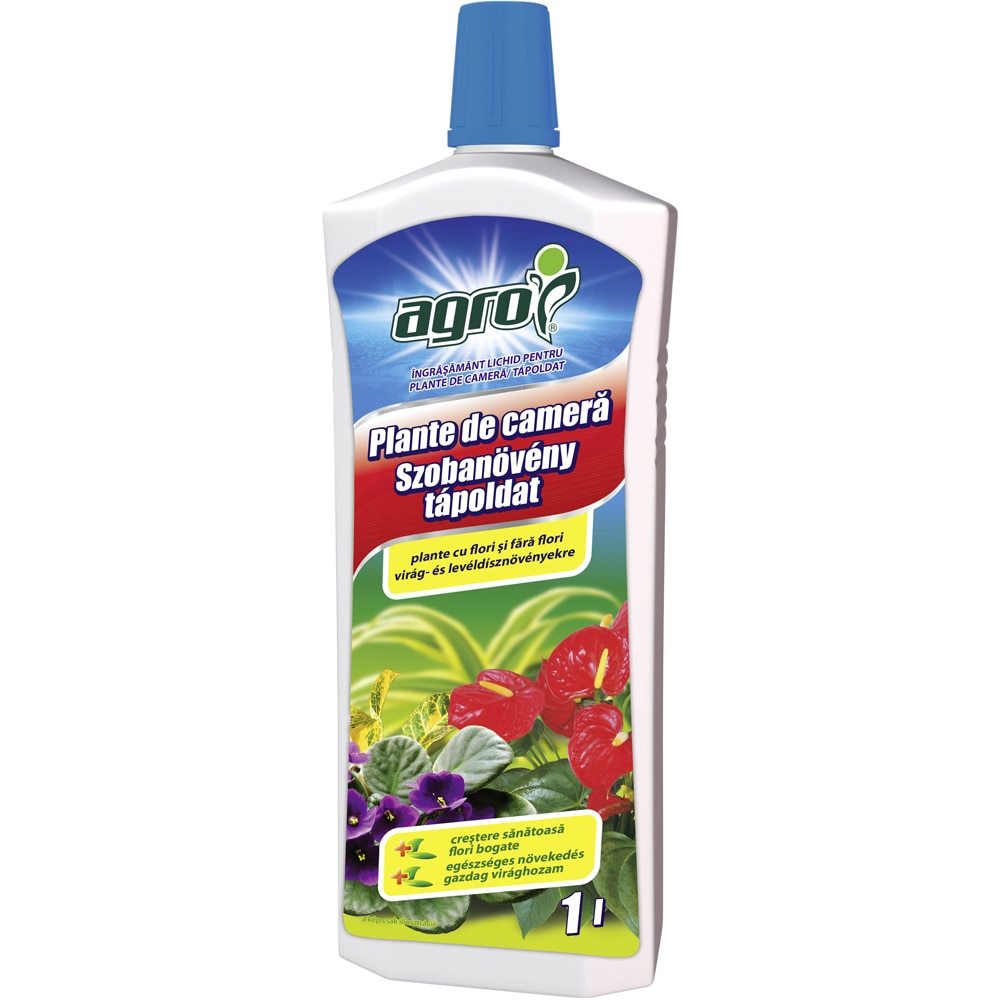 Ingrasamant lichid pentru plante de camera AGROCS, 1 l