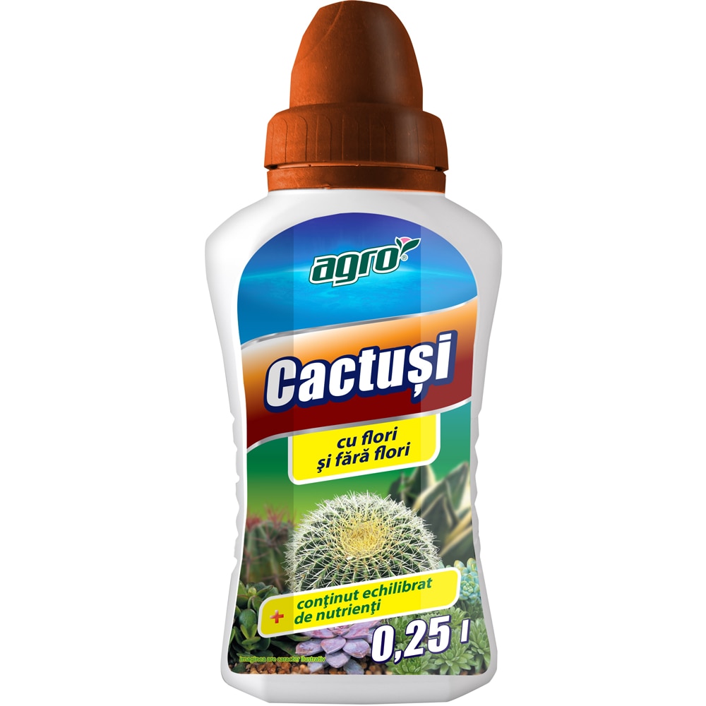Ingrasamant lichid pentru cactusi AGROCS, 250 ml