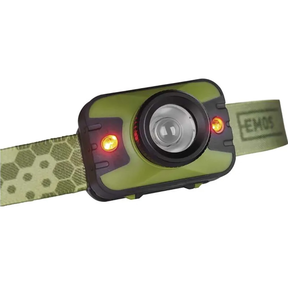 Lanterna LED PROMELEK, 330lm, 3AAA, verde inchis