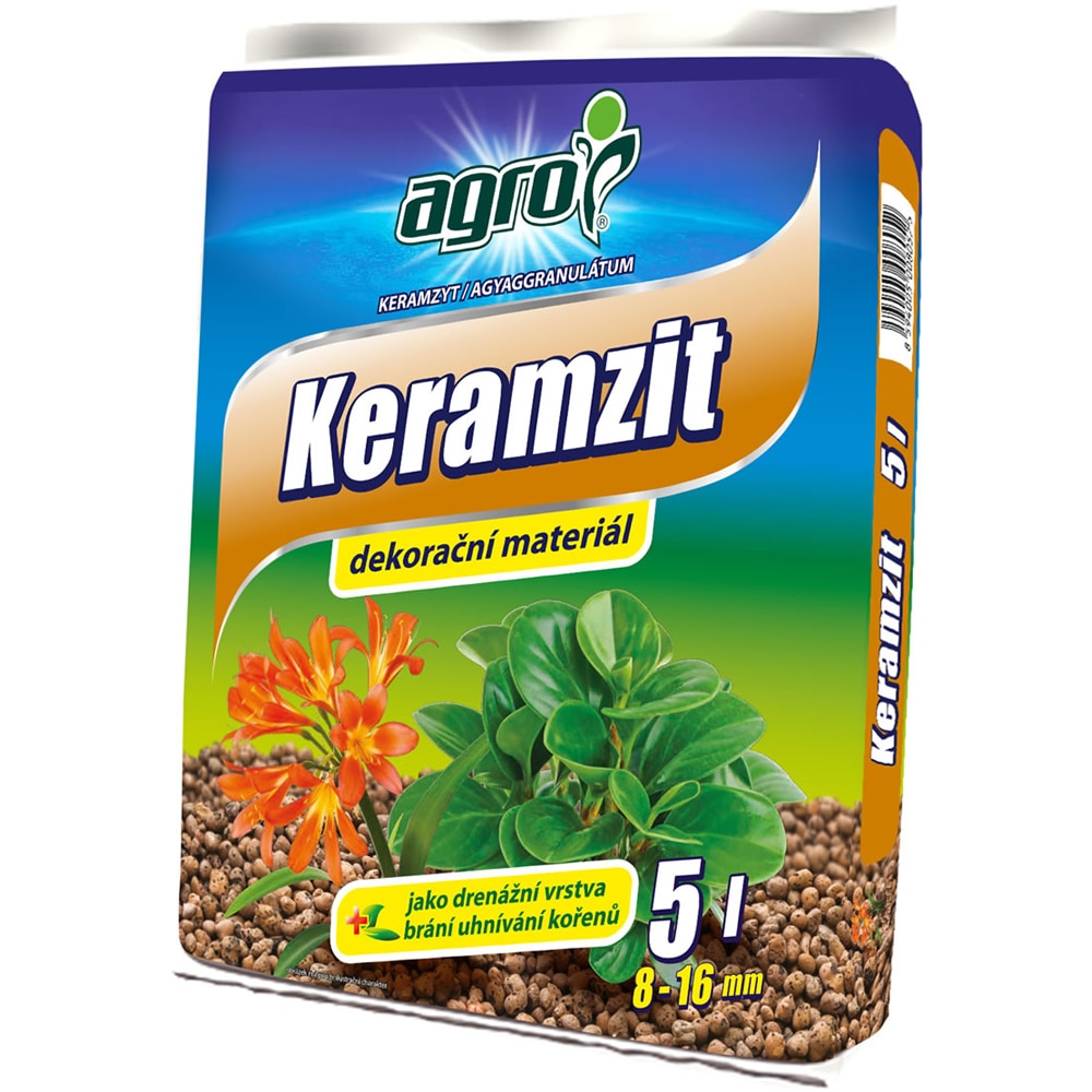Granule argila AGROCS Keramzit, 8-16 mm, 5 l