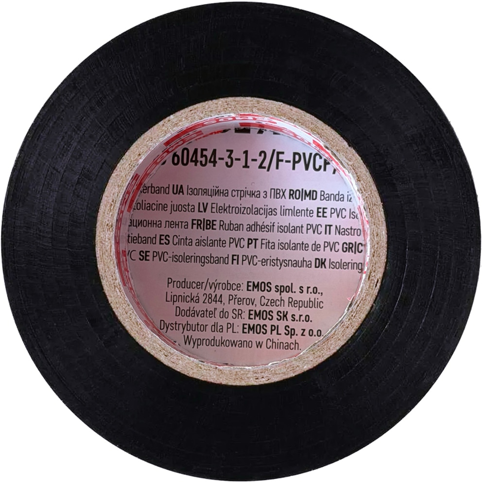 Banda izolatoare PVC EMOS, 19mm x 20m, negru