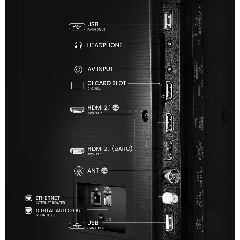 Televizor LED Smart HISENSE 85A6Q, Ultra HD 4k, 215cm