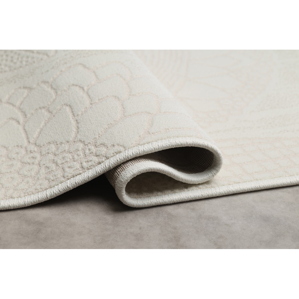 Covor living / dormitor Stella 29WEW, 120 x 170 cm, polipropilena, crem