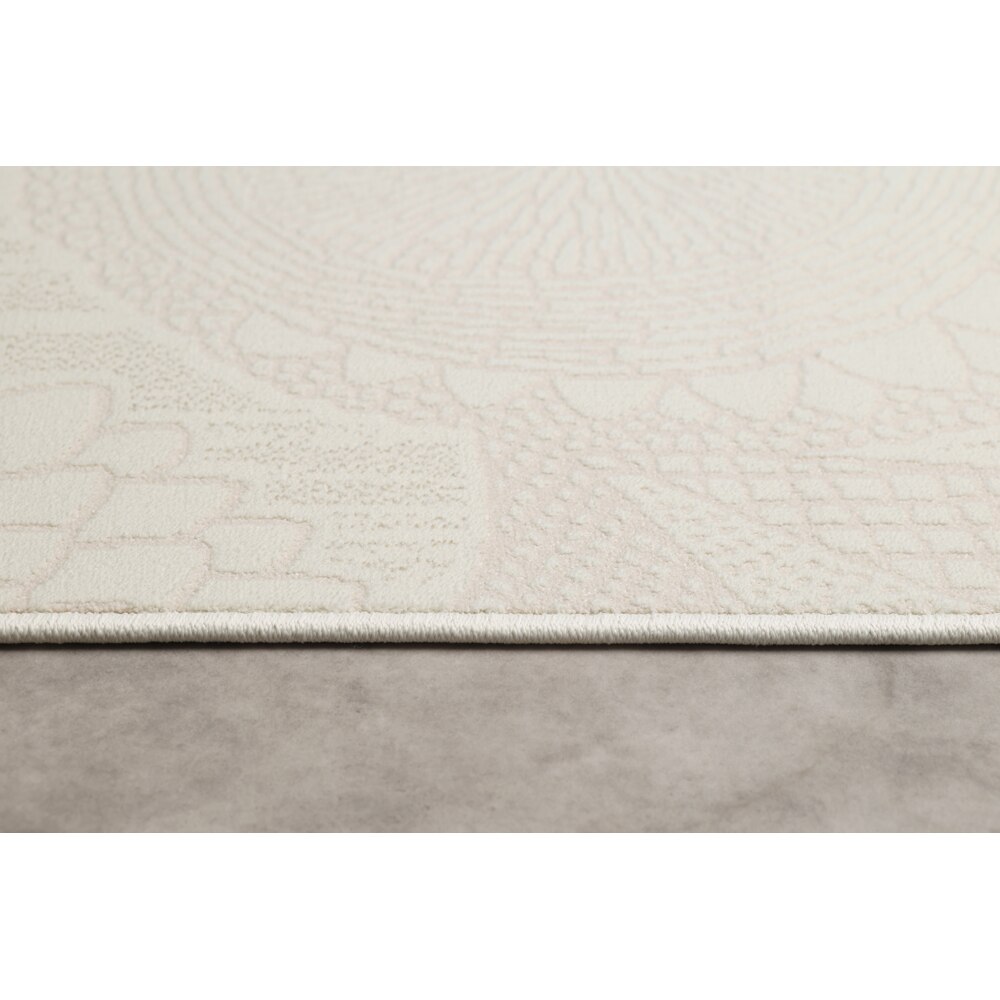 Covor living / dormitor Stella 29WEW, 120 x 170 cm, polipropilena, crem