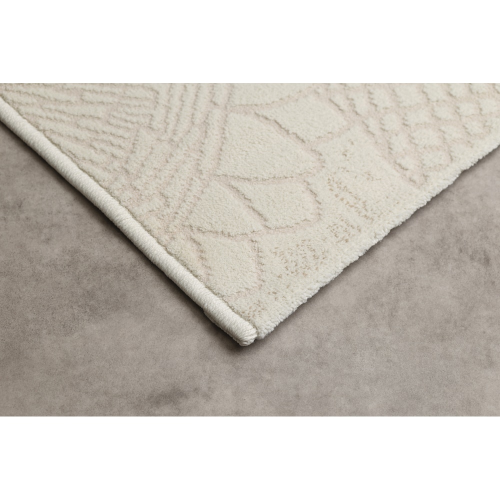 Covor living / dormitor Stella 29WEW, 80 x 150 cm, polipropilena, crem